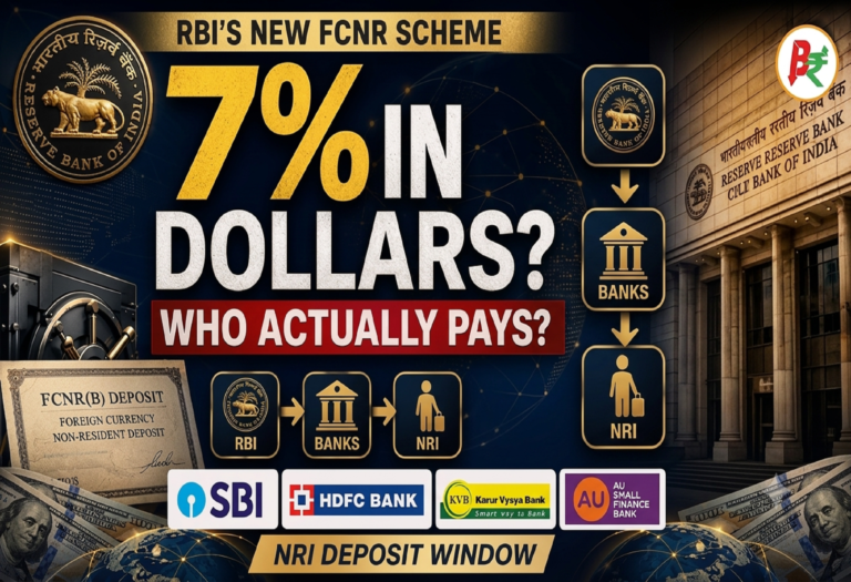 RBI’s New Dollar Deposit Scheme — Should NRIs Jump In at 7%?